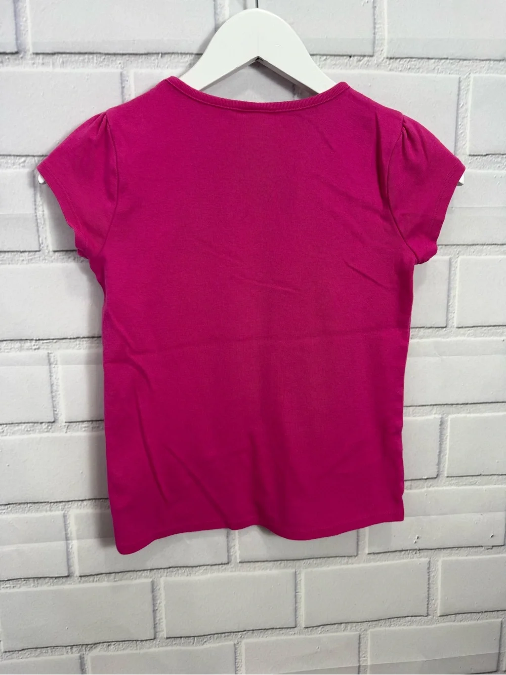 Gymboree Girls Pink Cat Graphic Tee Size 12 Cute Short Sleeve Shirt